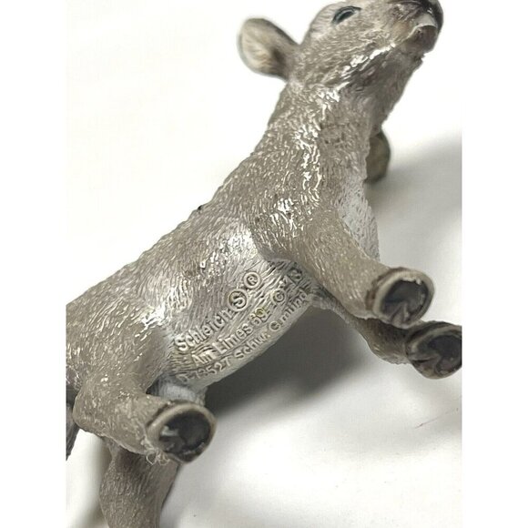 2013 SCHLEICH 2.75" Gray PVC DONKEY FOAL Mule Figure Am Limes 69 D-73527 EUC - Picture 3 of 3